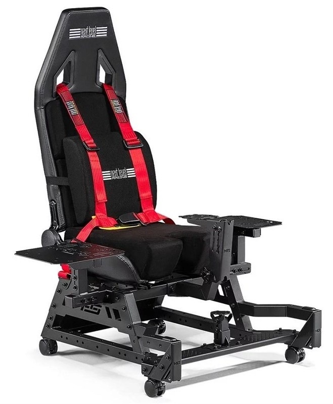 Letecký kokpit Next Level Racing Flight Seat Pro čierny