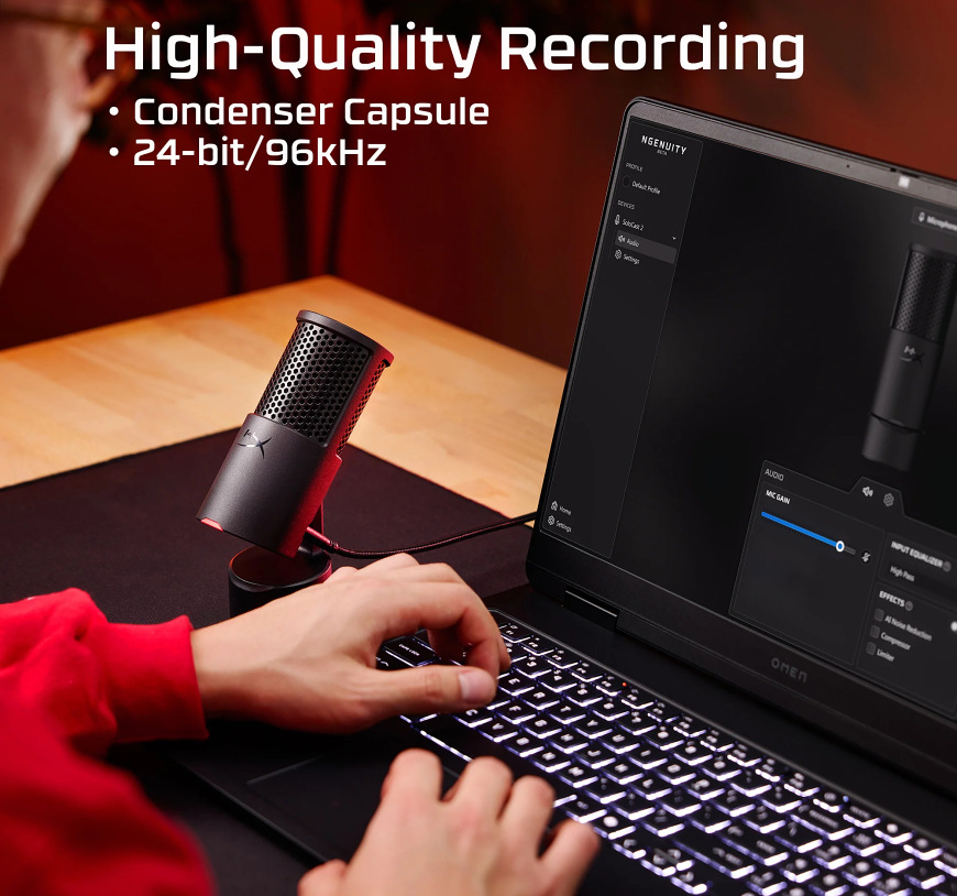 Mikrofón HyperX SoloCast 2 čierny