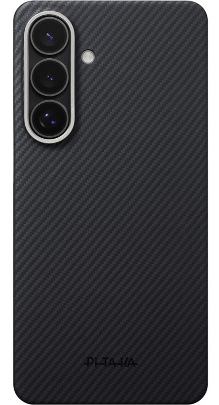 Kryt na mobil Pitaka na Samsung Galaxy S26+, čierna a šedá farba
