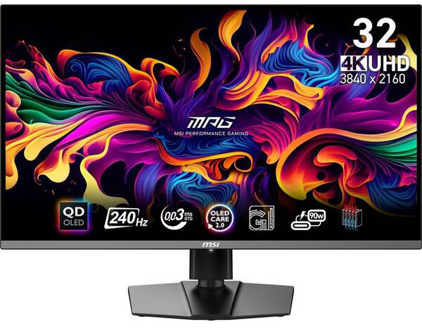 Herný monitor MSI MPG 321URX QD-OLED čierny