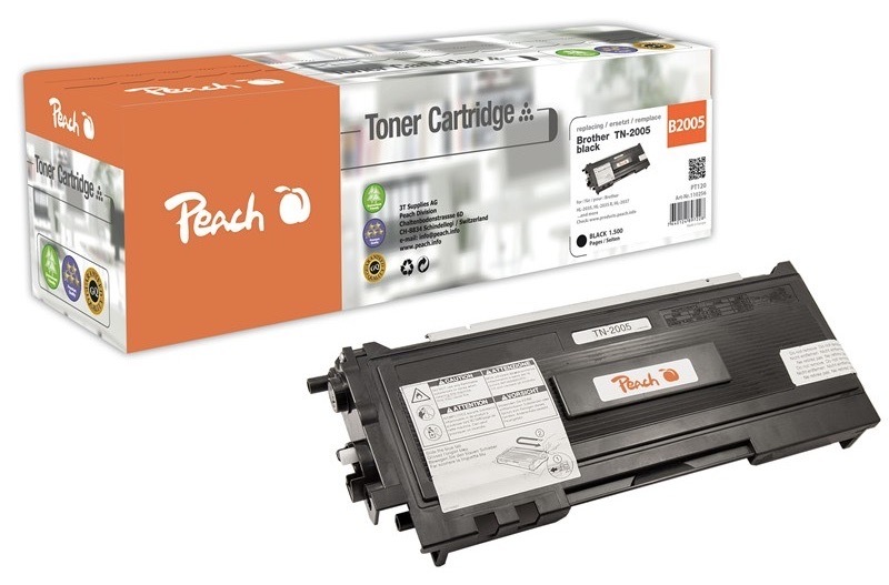 Toner Peach pre tlačiarne Brother, čierna farba