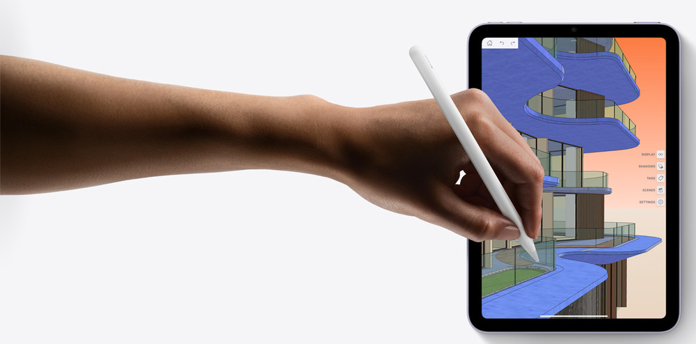 Tablet Apple iPad mini (2021) Wi-Fi + Cellular 256GB - fialový