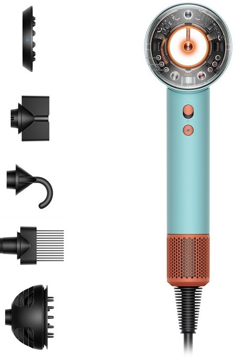 Fén Dyson Supersonic Nural HD16 ceramic patina/topaz modrý