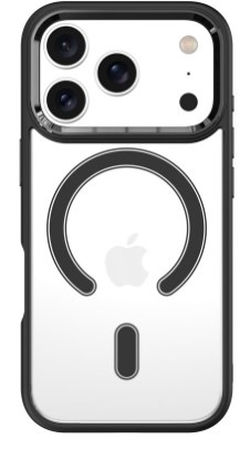 Kryt na mobil WG Iron Eye Magnet na Apple iPhone 17 Pro čierny/priehľadný Kryt na mobil WG Iron Eye Magnet na Apple iPhone 17 Pro v čierno-priehľadnej farbe