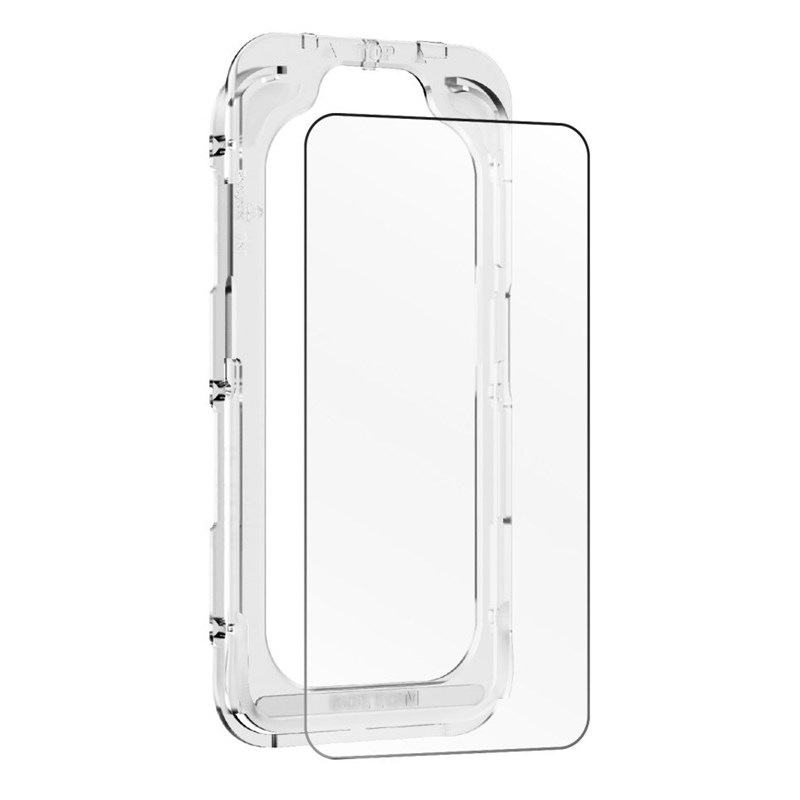 Tvrdené sklo Mobile Origin EasyGlass na iPhone 17e/16e/14/13/13 Pro, s aplikátorom, priehľadné