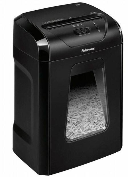 Skartovač Fellowes 12 C, 12 listov, 19l čierna Skartovač Fellowes 12 C, 12 listov, 19l čierna