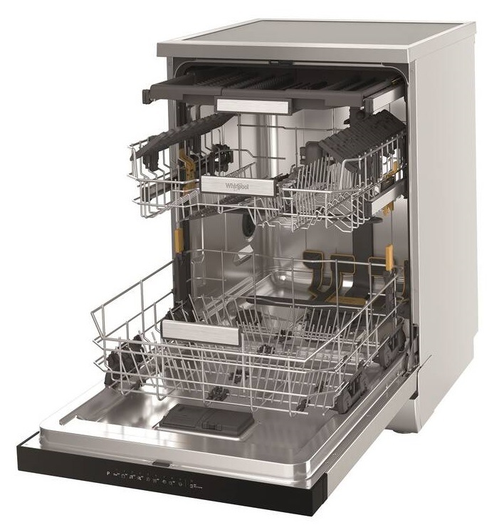Umývačka riadu Whirlpool W7F HP43 X nerez