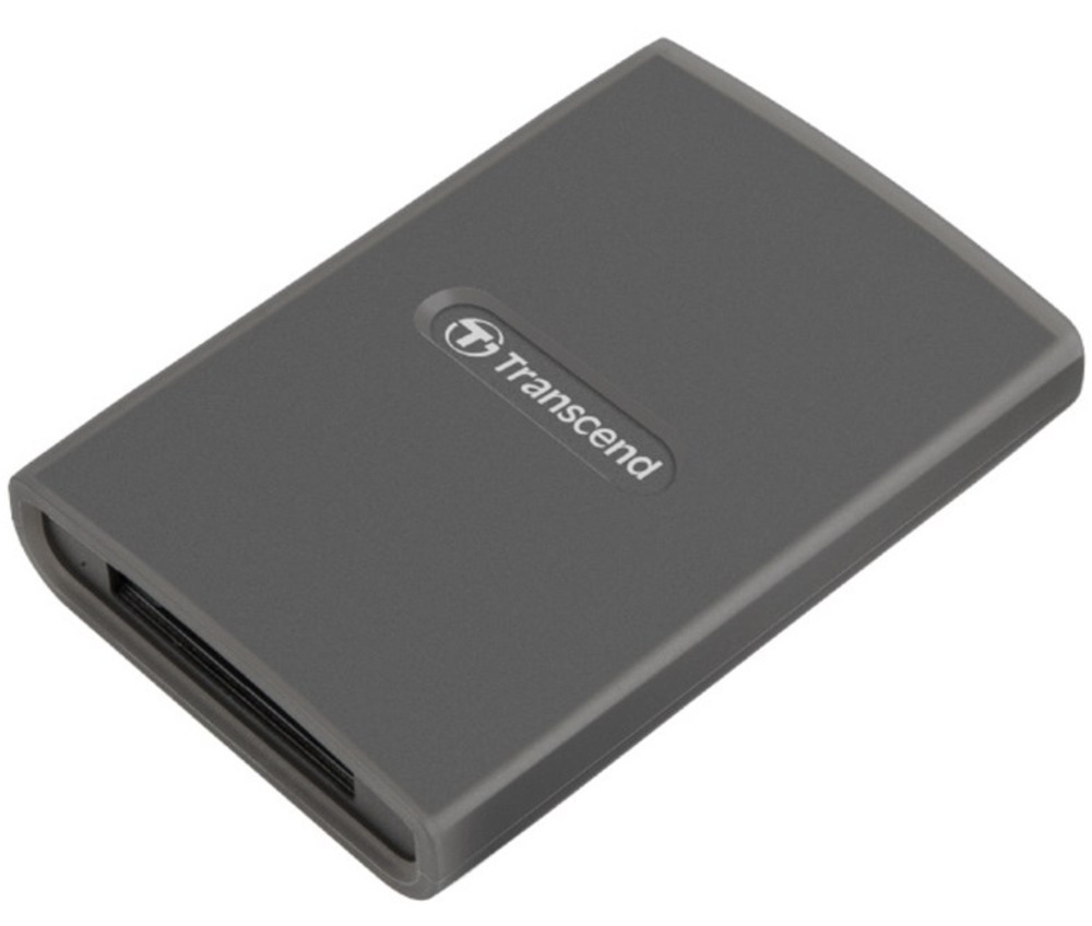 Čítačka pamäťových kariet Transcend RDE2, USB-A, USB-C/CFexpress typ B sivá
