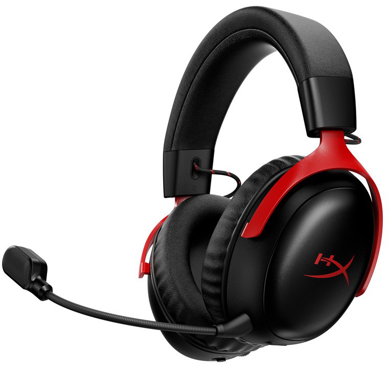 Headset HyperX Cloud III S Wireless čierny/červený