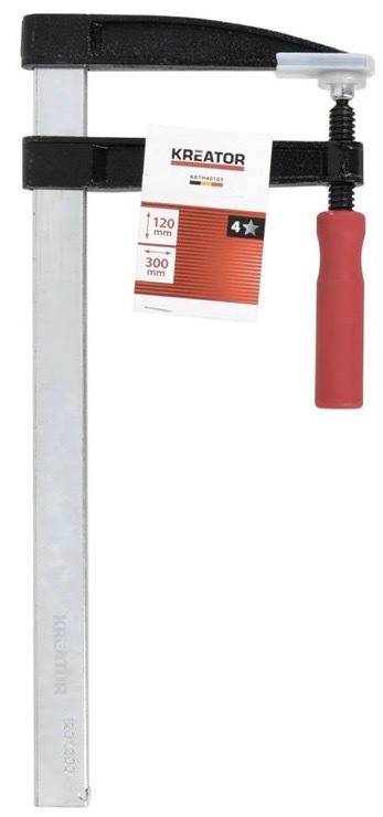 Svorka Kreator s rozpätím čeľustí 300 mm, upínacia sila 270 kg