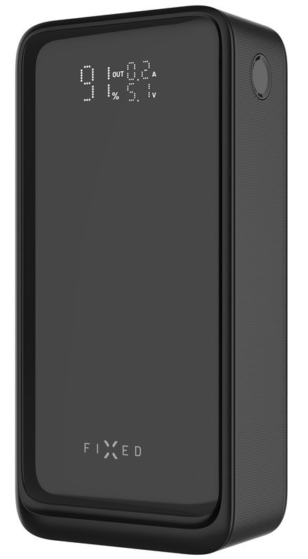 Powerbanka FIXED s kapacitou 30 000 mAh, čierna farba