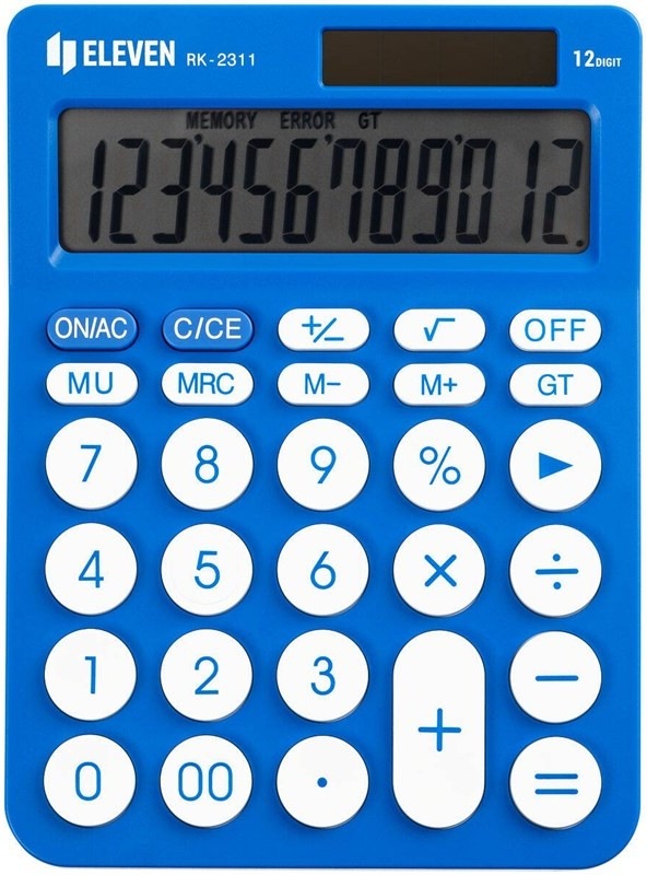 Stolová dvanásťmiestna kalkulačka Eleven RK-2311-BL