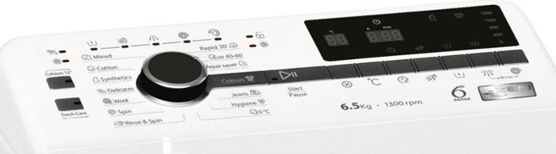 Práčka Whirlpool TDLRB 65332BS EU/N biela Přední panel pračky