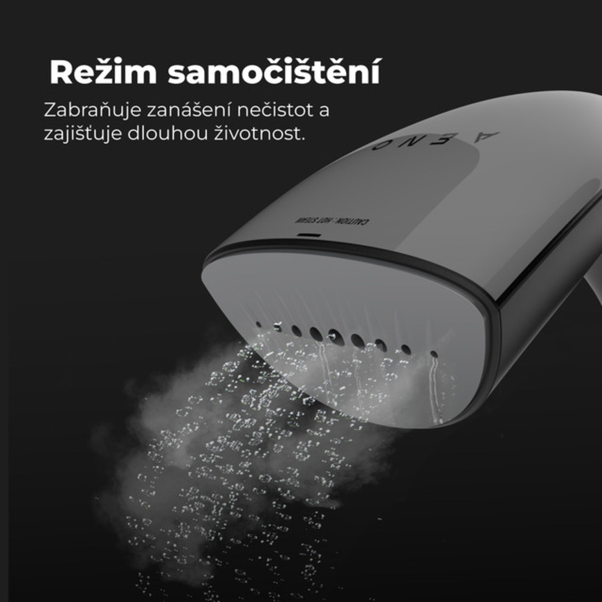 Ručný naparovač odevov AENO GS1 čierny/sivý AENO GS1