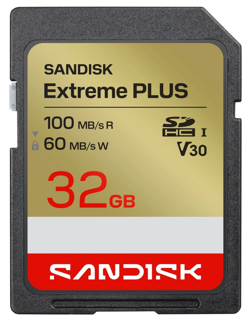 Pamäťová karta SANDISK SDHC Extreme Plus 32GB UHS-I U3 (100R/60W) Pamäťová karta SanDisk Extreme Plus SDHC 32 GB s rýchlostnou triedou V30 pre záznam videa vo vysokom rozlíšení
