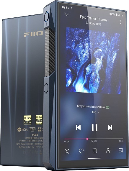 HiFi prenosný digitálny prehrávač FiiO M23 modrý