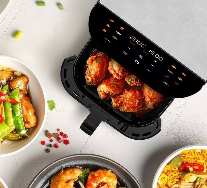 Fritéza teplovzdušná Tesla AirCook Q70 XXL WiFi Pro čierna/nerez Fritéza teplovzdušná Tesla AirCook Q70 XXL WiFi Pro čierna/nerez