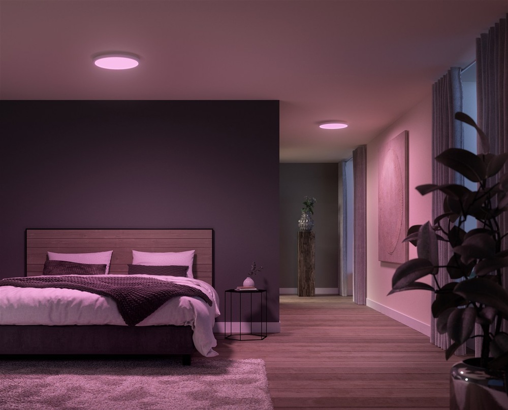 Iluminácia spálne s využitím RGB