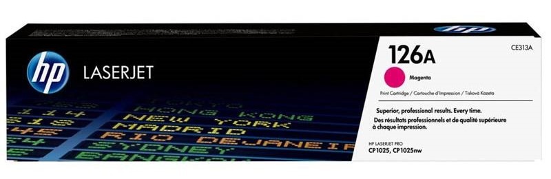Toner HP 126A, 1 000 strán purpurová farba