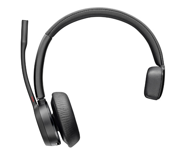 Headset HP Poly Voyager 4310 MS Teams, BT700 USB-A adaptér, mono čierny Headset HP Poly Voyager 4310 MS Teams, BT700 USB-A adaptér, mono čierny