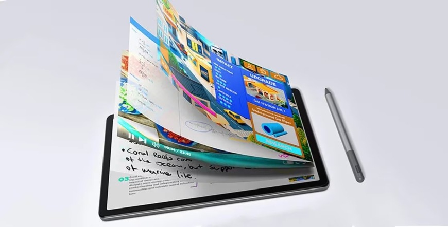 Tablet Lenovo Tab K11 Gen 2 8 GB / 128 GB + flipové puzdro a dotykové pero sivý Rôzne aplikácie na displeji tabletu Lenovo Tab K11 Gen 2″ width=