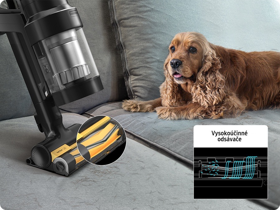 Tyčový vysávač Samsung BESPOKE JET AI VS28C9784QK/GE Tyčový vysávač Samsung BESPOKE JET AI VS28C9784QK/GE
