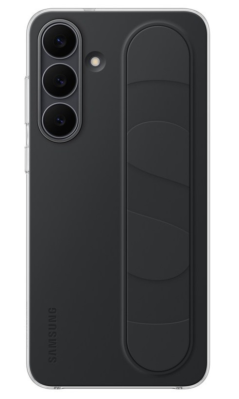 Kryt na mobil Samsung Standing Grip na Galaxy S25 FE - čierny