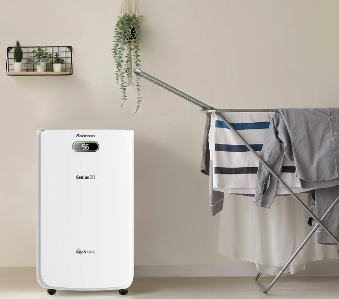 Odvlhčovač Rohnson R-95020 Genius 20 & Ion UV-C biely Odvlhčovač vzduchu Rohnson R-95020 Genius 20 & Ion UV-C