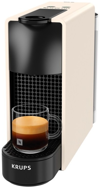 Kapsľový kávovar Krups XN110AF0 Nespresso Essenza Mini béžovo-čierny s pohárom espressa