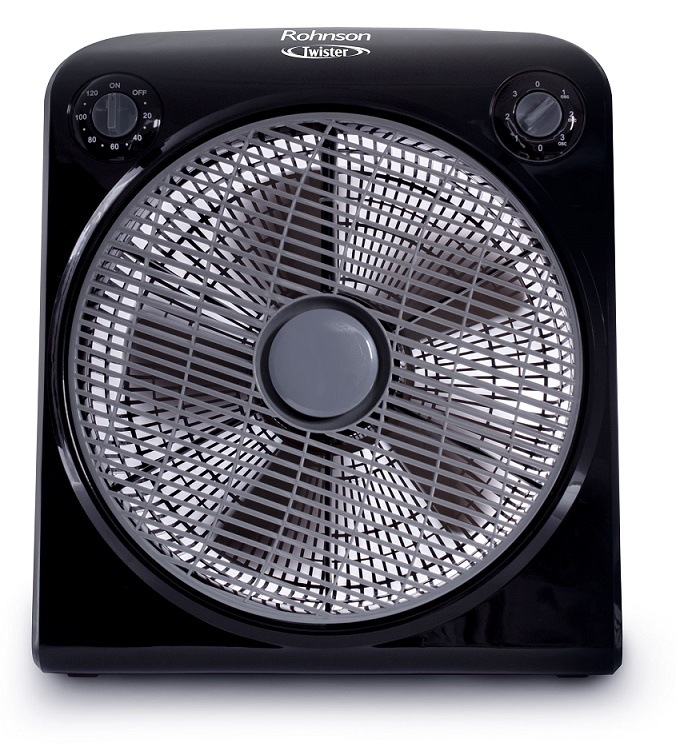 Ventilátor podlahový Rohnson R-8200 Twister čierny Ventilátor podlahový Rohnson R-8200 Twister čierny