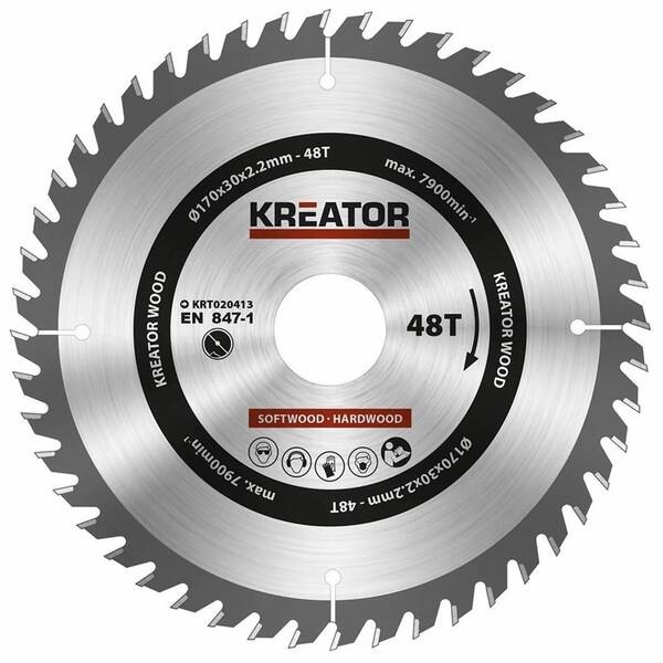 Pílový kotúč Kreator KRT020413170mm 48T