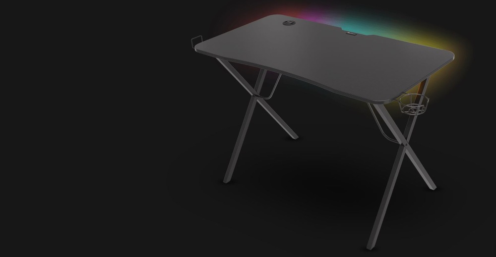 Herný stôl Genesis HOLM 200 RGB čierny Genesis HOLM 200 RGB