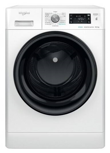 Práčka/sušička Whirlpool FFWDB 864349 BV EE, biela