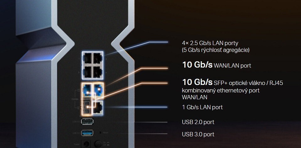 Router TP-Link Archer BE900, BE24000 čierny