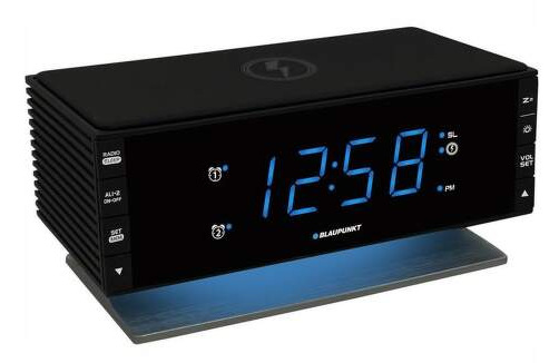Radiobudík Blaupunkt CR55CHARGE, Qi, černý