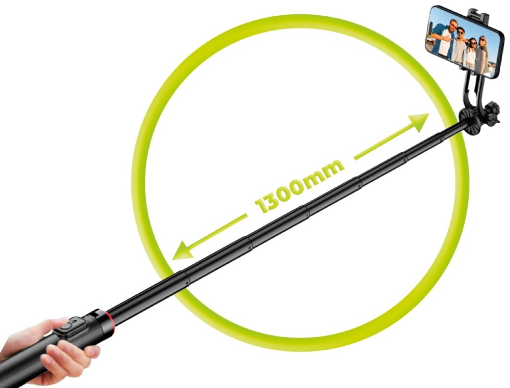 Selfie tyč Mobile Origin Magnetic Selfie Stick Tripod S1 čierna