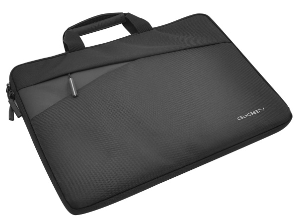 Puzdro na notebook GoGEN Sleeve Pro 15" čierne Odolný textilný povrch a kvalitný zips pomáhajú chrániť notebook pred poškriabaním a bežným opotrebovaním pri cestovaní