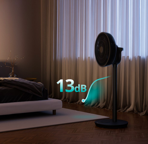 Ventilátor stojanový Duux DXCF70 Whisper Flex 2 Smart, black čierny Ventilátor stojanový Duux DXCF70 Whisper Flex 2 Smart, black