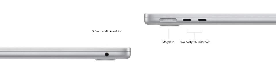 Notebook Apple MacBook Air 13" M2 8× CPU 8× GPU, 16GB, 256GB - strieborný SK Notebook Apple MacBook Air 13" M2 8× CPU 8× GPU, 16GB, 256GB - strieborný SK