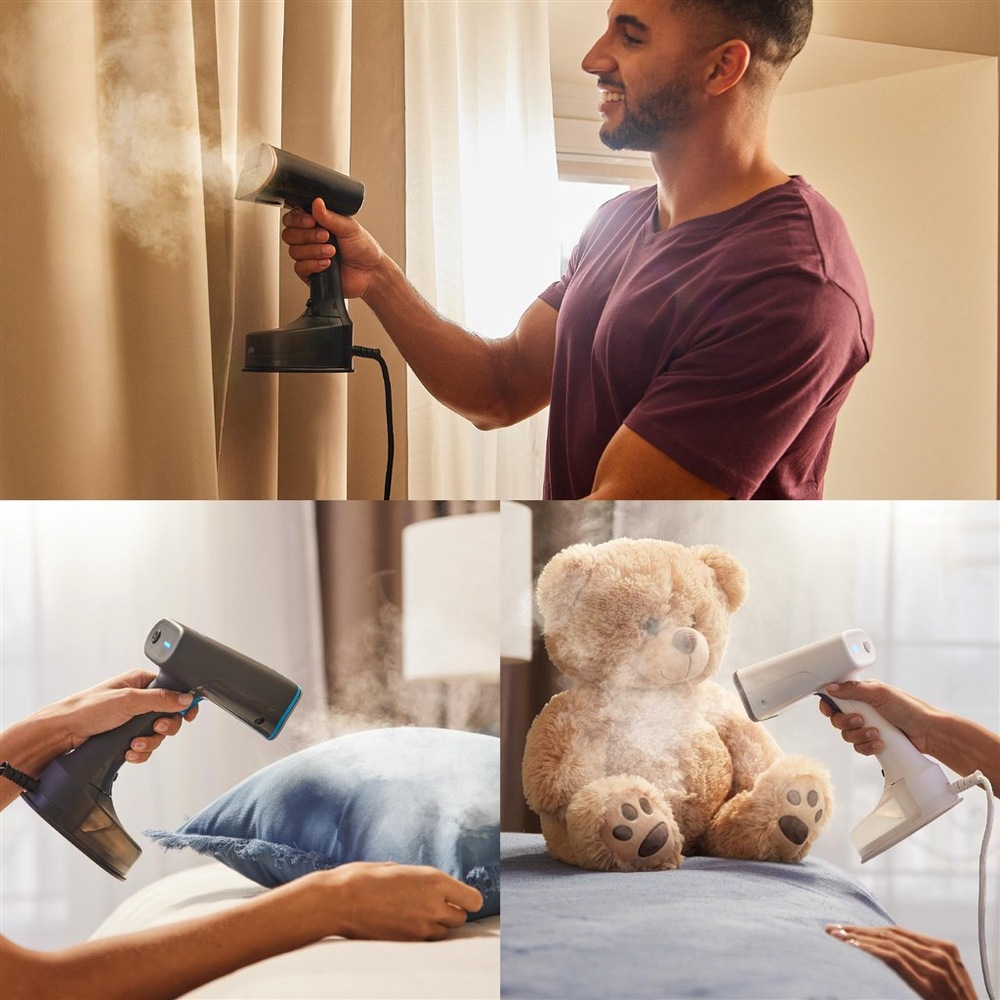 Ručný naparovač odevov Braun QuickStyle 5 GS5031.BL čierny/modrý Ručný naparovač odevov Braun GS5031.BL QuickStyle 5″ width=