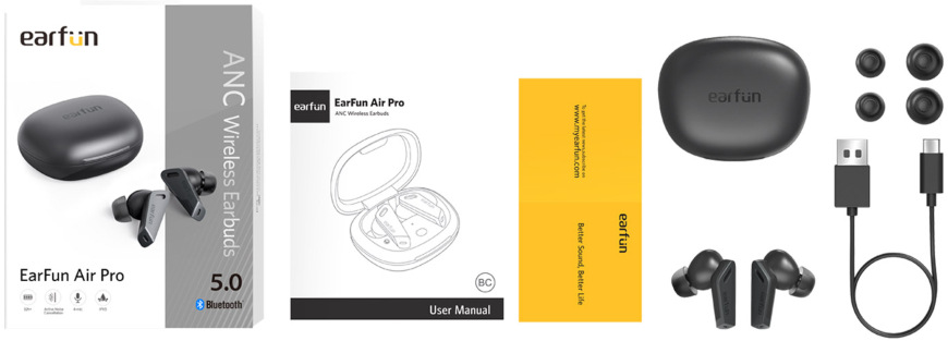 Slúchadlá EarFun Air Pro čierna EarFun Air Pro, černá