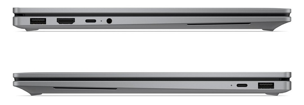 Zatvorený notebook HP OmniBook X Flip AI PC 14-kb0609ncx z oboch profilov