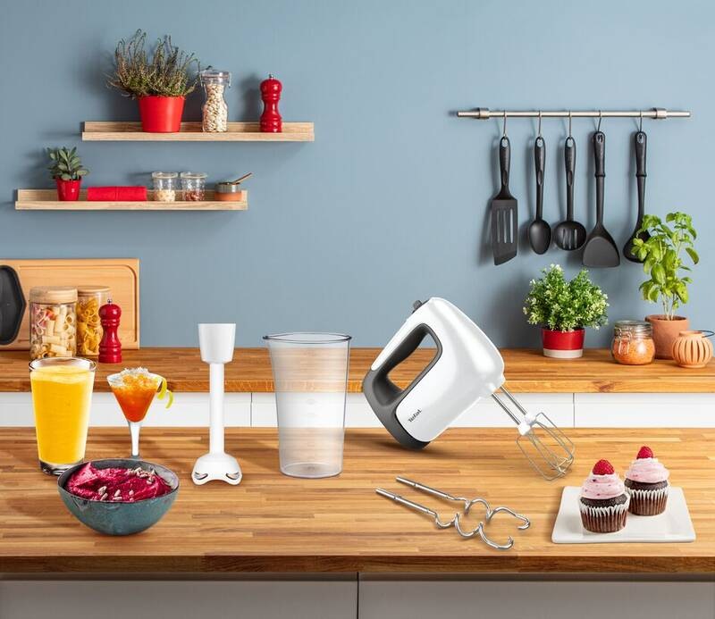 Ručný šľahač Tefal Prep'Mix+ HT461138 biely Ručný šľahač Tefal Prep'Mix+ HT461138 biely