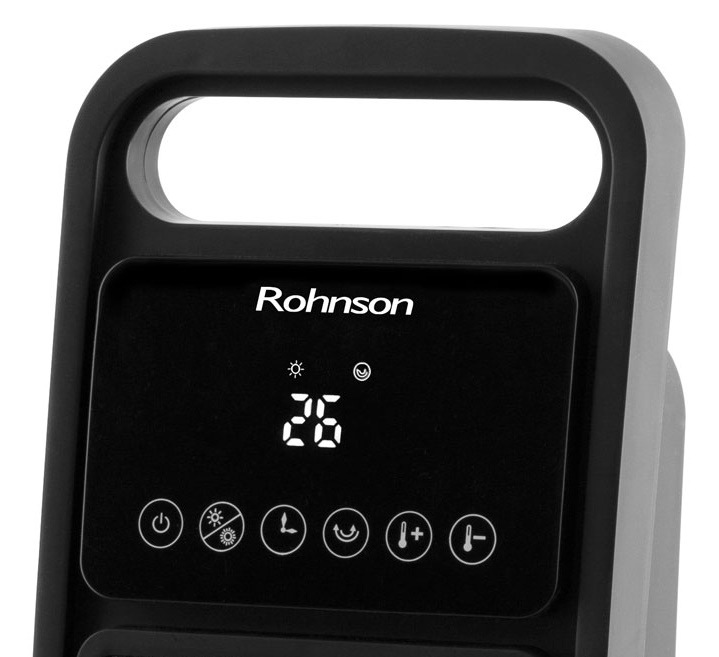 Teplovzdušný ventilátor Rohnson R-8069 čierny Teplovzdušný ventilátor Rohnson R-8069 čierny