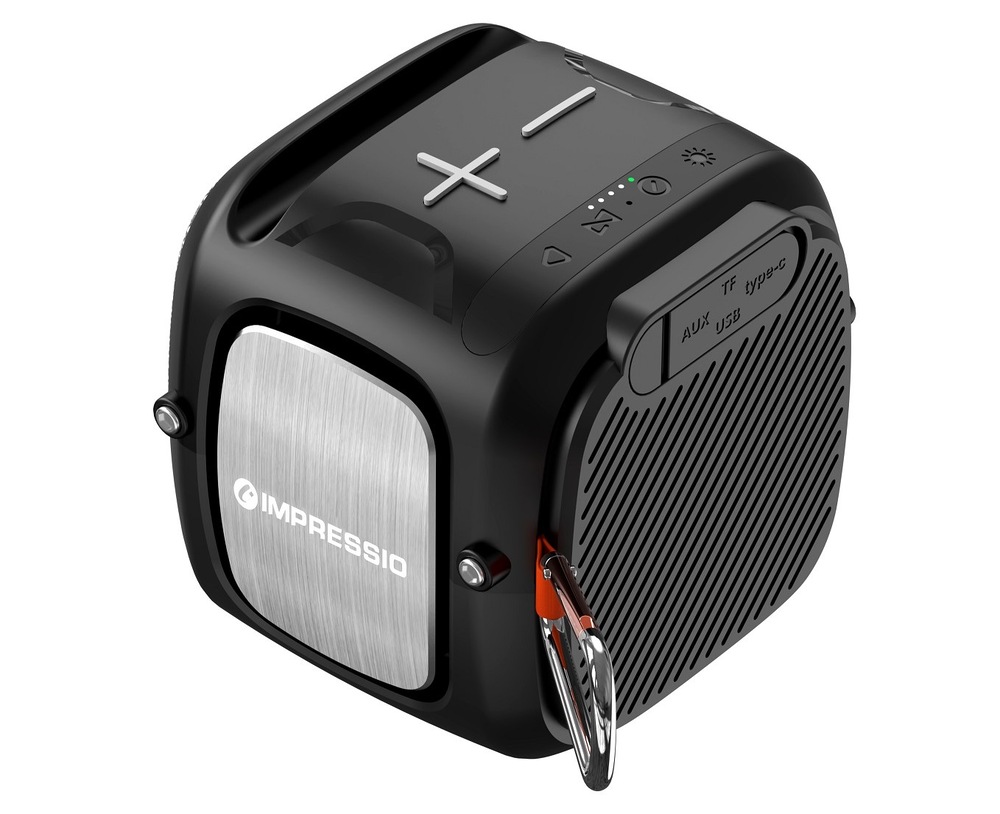 Prenosný reproduktor C-Tech Impressio Qubis mini čierny