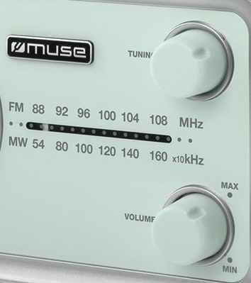 Rádioprijímač MUSE MF-060 zelený Rádioprijímač MUSE MF-060 zelený