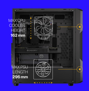Case ENDORFY Regnum 400 ARGB čierna
