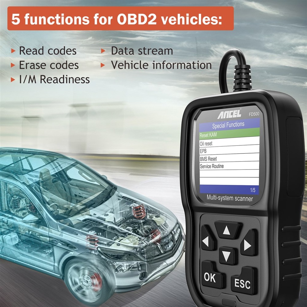 Diagnostika vozidla Ancel FD500 Diagnostika ANCEL FD500 OBD pre Ford
