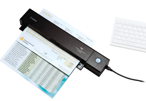 USB skener Canon imageFORMULA P-208II digitalizuje účtenky a faktúry priamo pri pracovnom stole