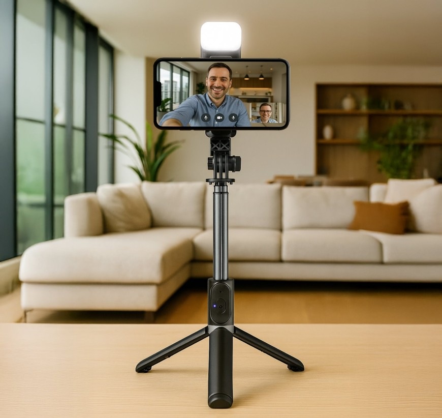 Selfie tyč Obal:Me SelfiePod Glow pre vlogovanie